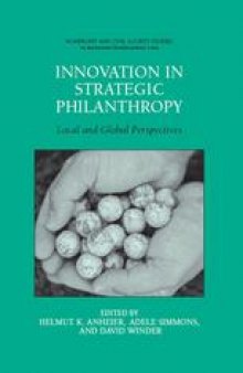 Innovation in Strategic Philanthropy: Local and Global Perspectives