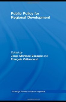 Public Policy for Regional Development 