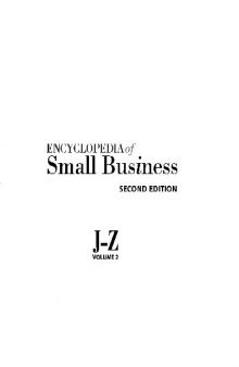 Encyclopedia of Small Business