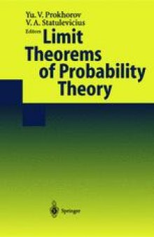 Limit Theorems of Probability Theory