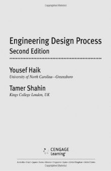 Engineering Design Process , Second Edition  