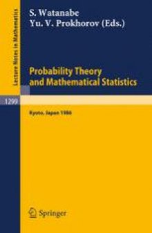 Probability Theory and Mathematical Statistics: Proceedings of the Fifth Japan-USSR Symposium, held in Kyoto, Japan, July 8–14, 1986