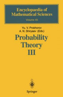 Probability Theory III: Stochastic Calculus