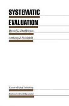 Systematic Evaluation: A Self-Instructional Guide to Theory and Practice