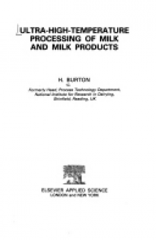 Ultra-high-temperature processing of milk and milk products