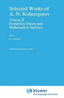 Selected works. - Probability theory and mathematical statistics