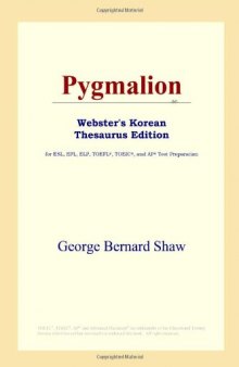 Pygmalion (Webster's Korean Thesaurus Edition)