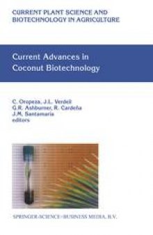 Current Advances in Coconut Biotechnology