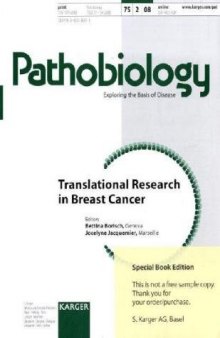 Translational Research in Breast Cancer: Special Issue