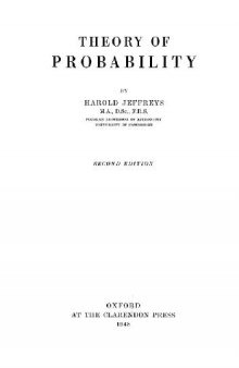 Theory of probability 