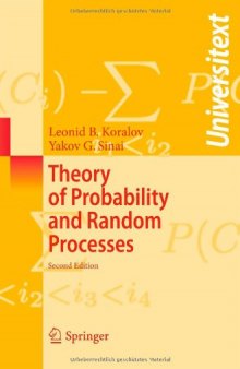 Theory of Probability and Random Processes 