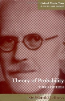 Theory of probability, 3rd Edition