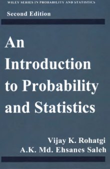 An introduction to probability and statistics