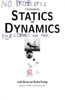 Intro to Statics and Dynamics