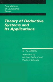 Theory of Deductive Systems and Its Applications