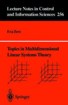 Topics in multidimensional linear systems theory