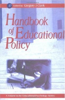 Handbook of Educational Policy (Educational Psychology)