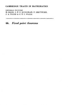 Fixed point theorems