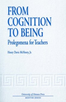 From cognition to being: prolegomena for teachers