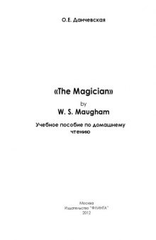 “The Magician” by W.S. Maugham