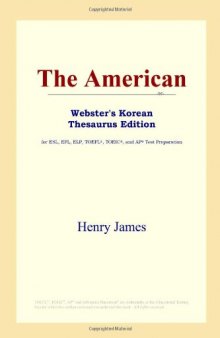 The American (Webster's Korean Thesaurus Edition)