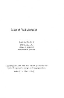 Basics of Fluid Mechanics