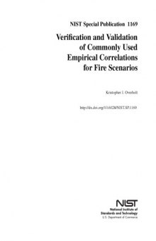 Verification and Validation of Commonly Used Empirical Correlations for Fire Scenarios