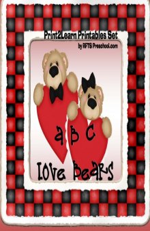 ABC Love Bears Valentines Early Literacy