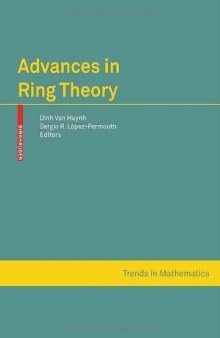 Advances in Ring Theory (Trends in Mathematics)