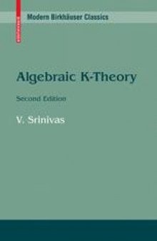 Algebraic K-Theory