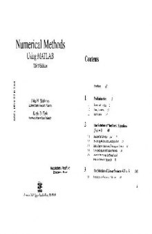 Numerical Methods Using MATLAB