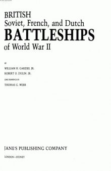 British, Soviet, French and Dutch battleships of World War II