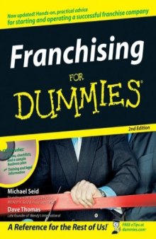 Franchising For Dummies (For Dummies (Business & Personal Finance))