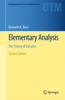 Elementary analysis : the theory of calculus