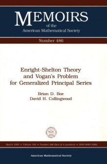 486 Enright-Shelton Theory and Vogan's Problem for Generalized Principal Series