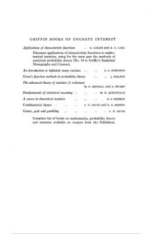 Characteristic functions