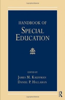 Handbook of Special Education  