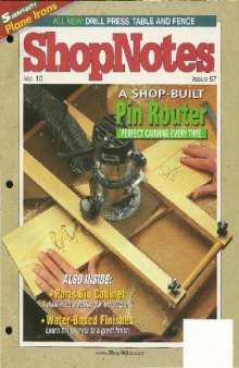 Woodworking Shopnotes 057 - Shop Built Pin Router