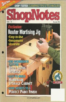 Woodworking Shopnotes 064 - Router Mortising Jig
