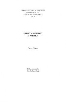 Medieval Germany in America