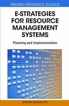 E-Strategies for Resource Management Systems: Planning and Implementation 