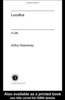 Lucullus: A Life (Classical Lives)