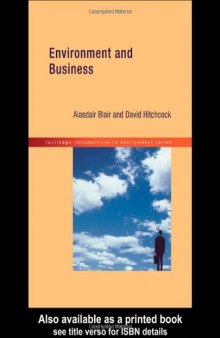 Environment and Business (Routledge Introductions to Environment)