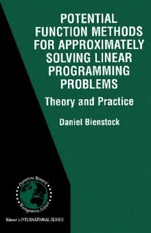 Potential function methods for approximately solving linear programming problems