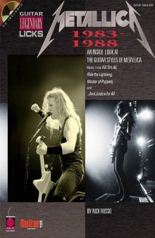 Metallica - Legendary Licks 1983-1988 (Guitar Legendary Licks)