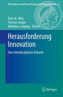 Herausforderung Innovation: Eine interdisziplinäre Debatte