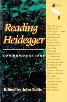 Reading Heidegger: Commemorations