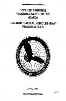 Unmanned Aerial Vehicles (UAV).Program Plan