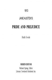 Jane Austen’s Pride And Prejudice 