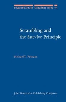 Scrambling and the Survive Principle (Linguistik Aktuell   Linguistics Today)